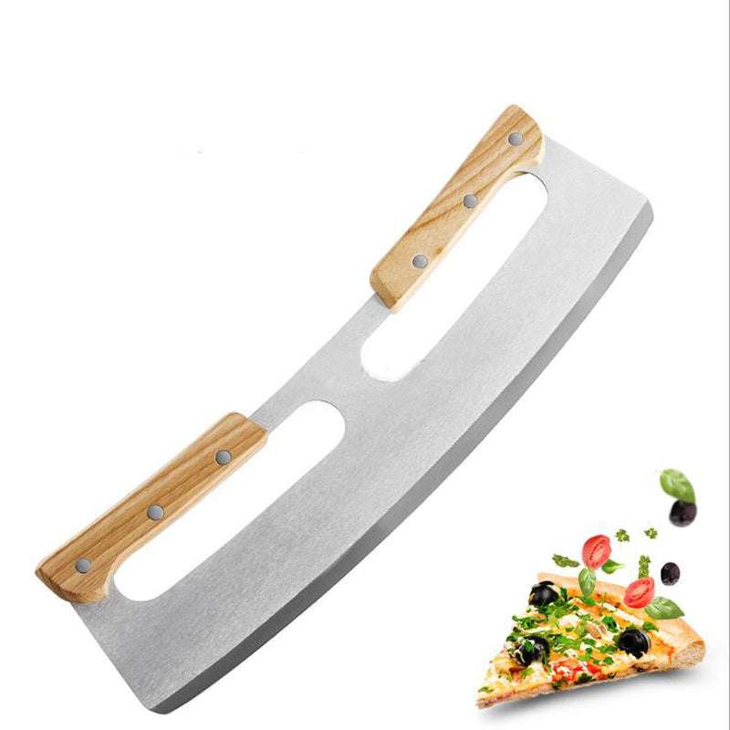 Double grip pizza cutter, Nougat baking tool, Pizza cutter tool - available at Sparq Mart