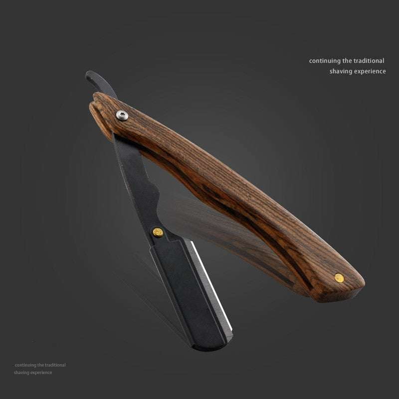 Men's Vintage Razor, Rosewood Handle Razor, Stainless Steel Razor - available at Sparq Mart