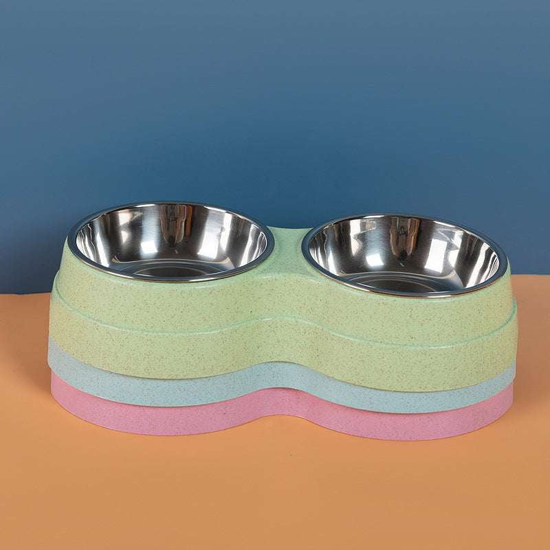 cat drinking dish, puppy feeding supplies, stainless pet bowls - available at Sparq Mart