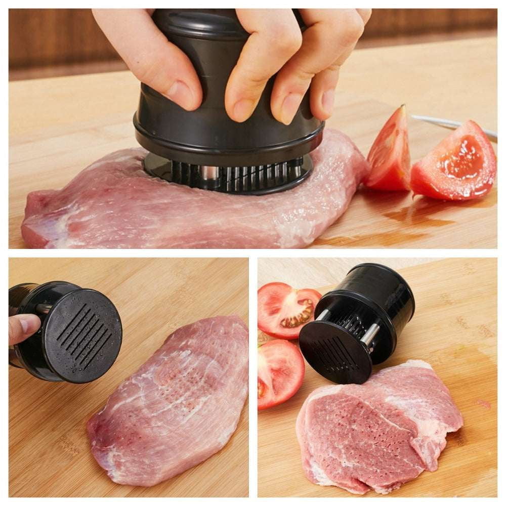 premium meat needle, quick tenderizer tool, stainless steel meat needle - available at Sparq Mart