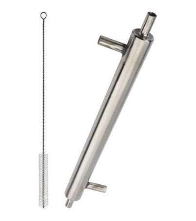 home wine condenser, steel distilling tube, wine making accessory - available at Sparq Mart