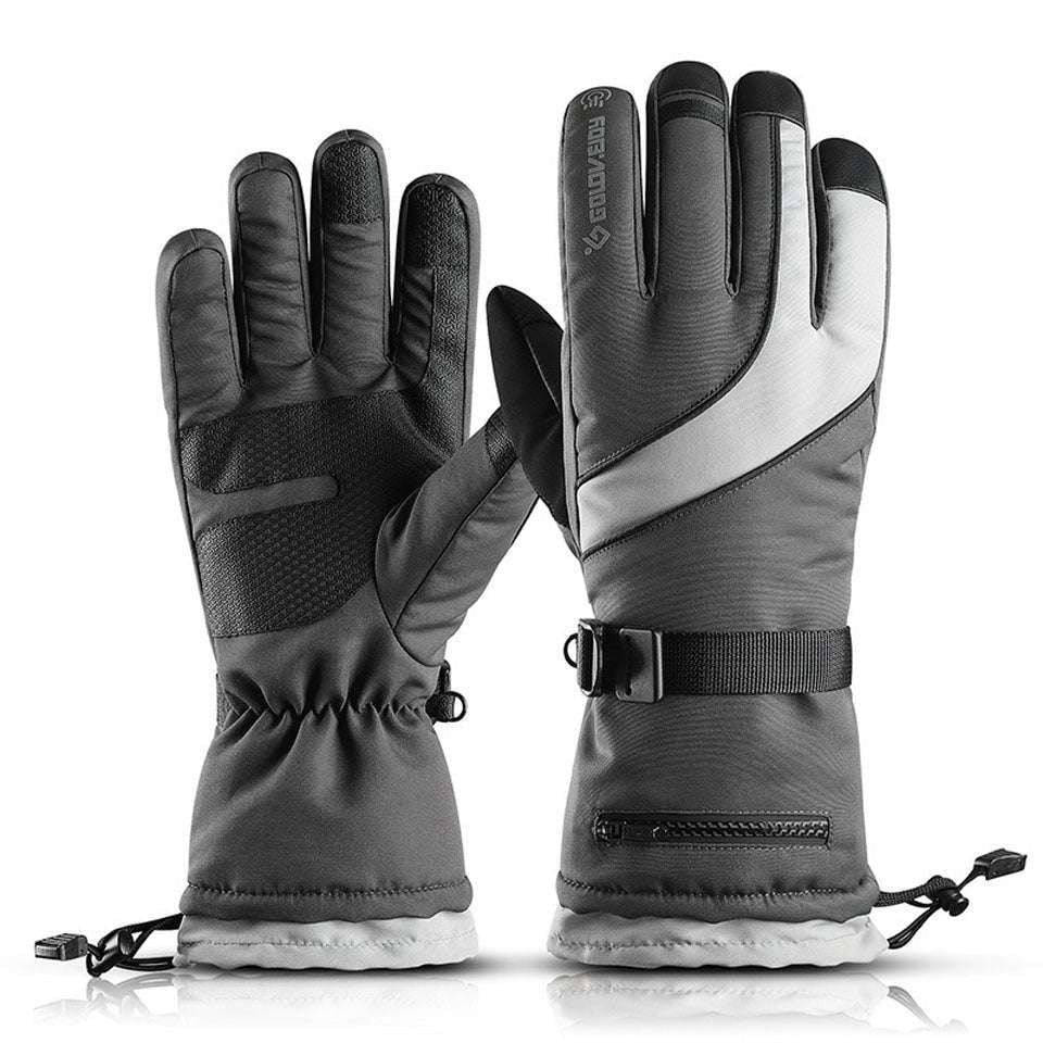 outdoor zipper gloves, warm outdoor gloves, waterproof touchscreen gloves - available at Sparq Mart