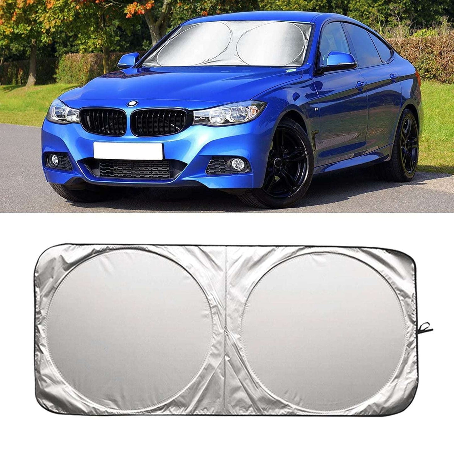 Car Heat Insulation, Reflective Sunshade Tape, Vehicle Sun Protector - available at Sparq Mart