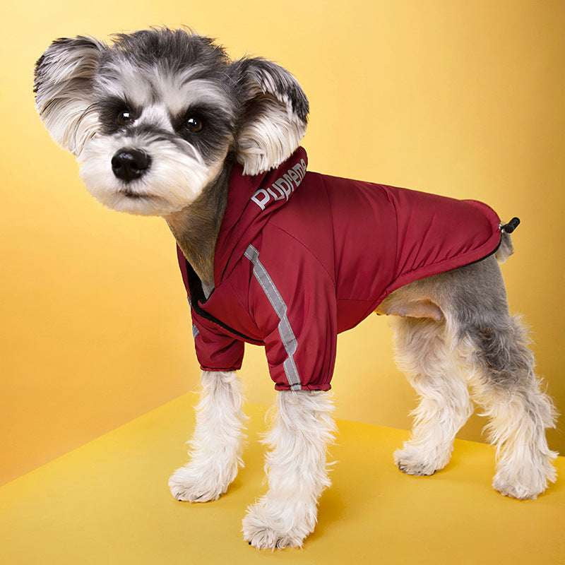 Cozy Dog Outerwear, Velvet Dog Coat, Warm Pet Apparel - available at Sparq Mart