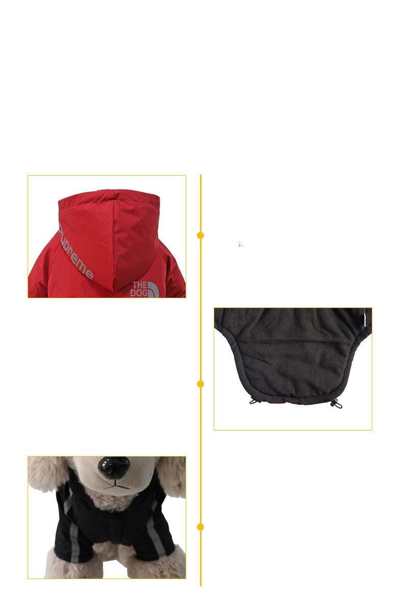 Cozy Dog Outerwear, Velvet Dog Coat, Warm Pet Apparel - available at Sparq Mart