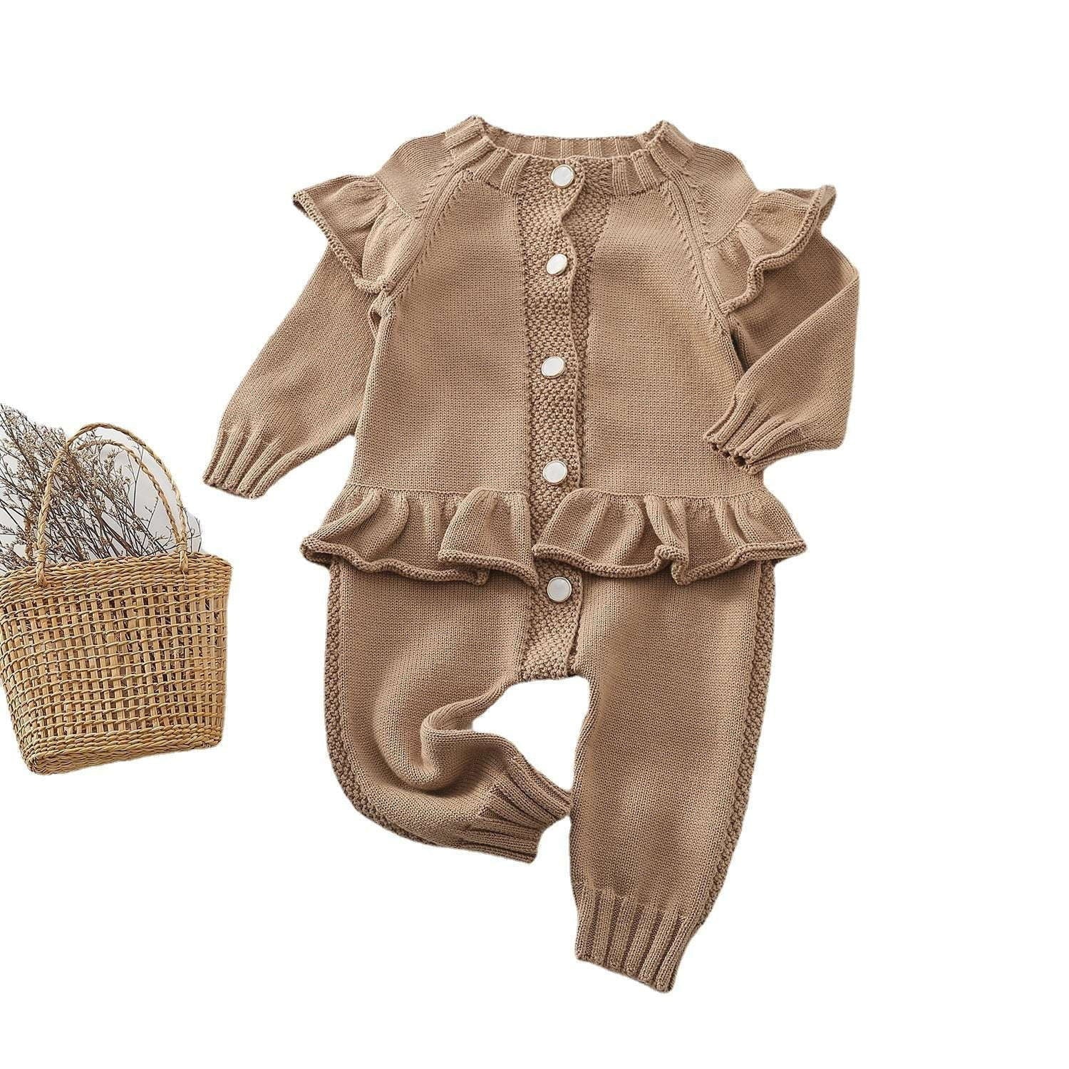 cozy baby onesie, infant woolen romper, pure cotton bodysuit - available at Sparq Mart