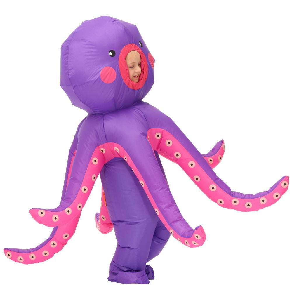 Birthday Party Suit, Inflatable Octopus Costume, Purple Costume Adult - available at Sparq Mart