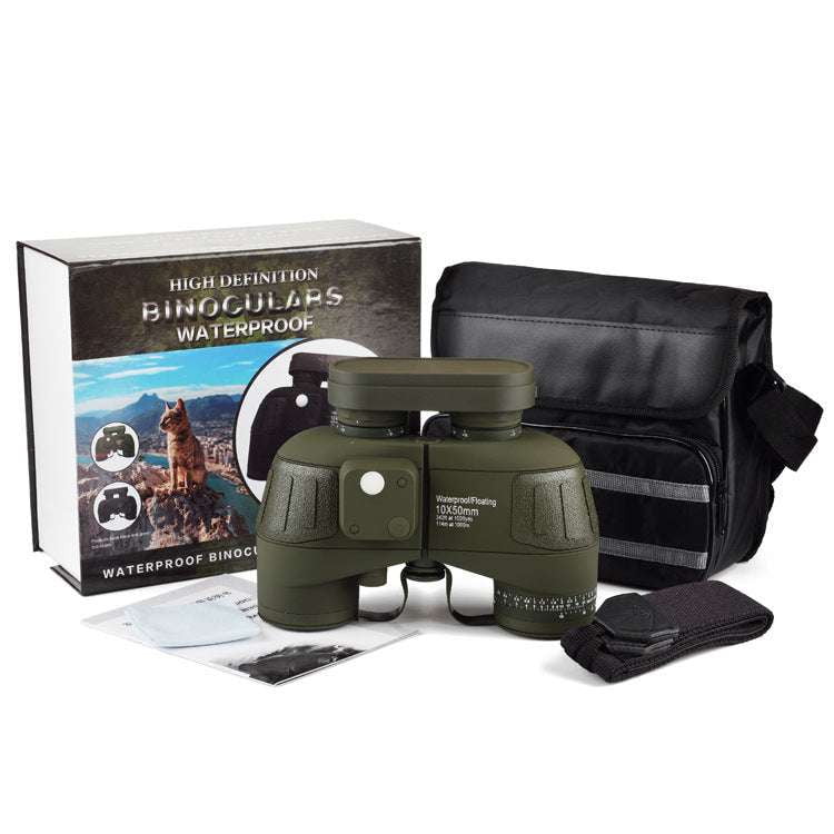 Handheld High-Definition Optics, Outdoor Binoculars with Compass, Waterproof Binoculars High-Def - available at Sparq Mart