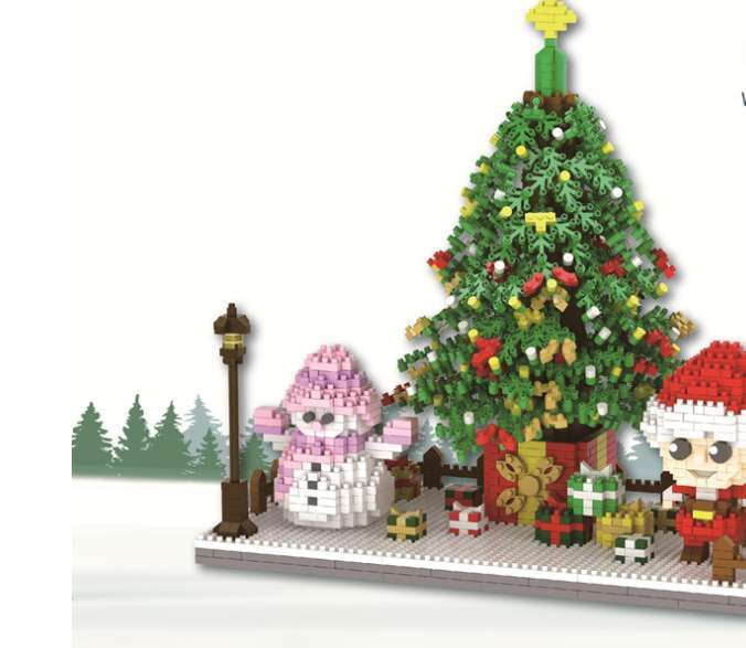 Christmas Toys Kids, Diamond Santa Claus, Santa Building Blocks - available at Sparq Mart