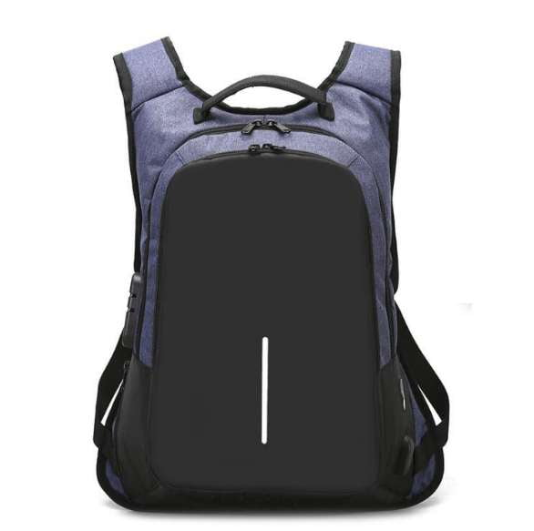 Anti-Theft Laptop Bag, Secure Travel Backpack, USB Charging Backpack - available at Sparq Mart