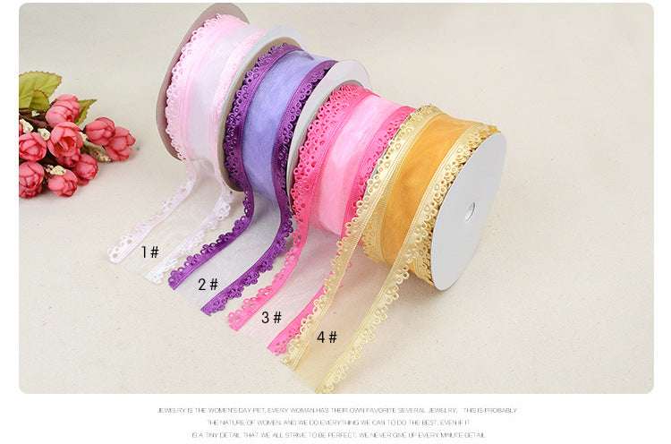 Mesh Lace Ribbon, Polyester Ultrasonic, Retail Customers - available at Sparq Mart