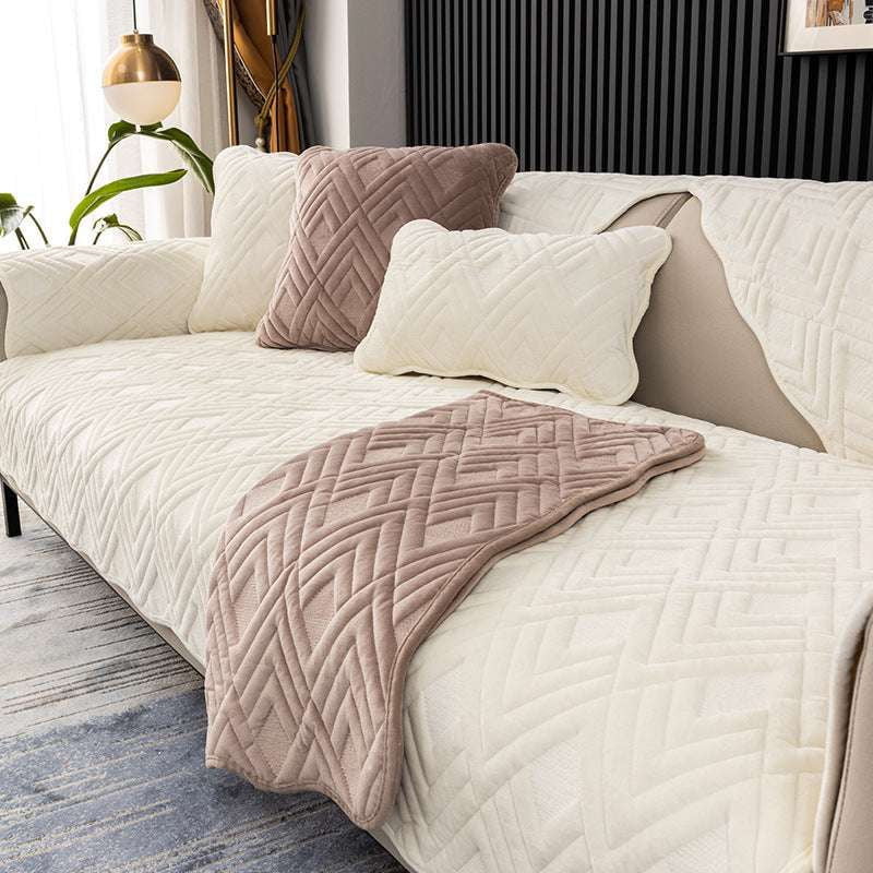 Luxury Couch Covers, Plush Sofa Protector, Stylish Sofa Slipcovers - available at Sparq Mart