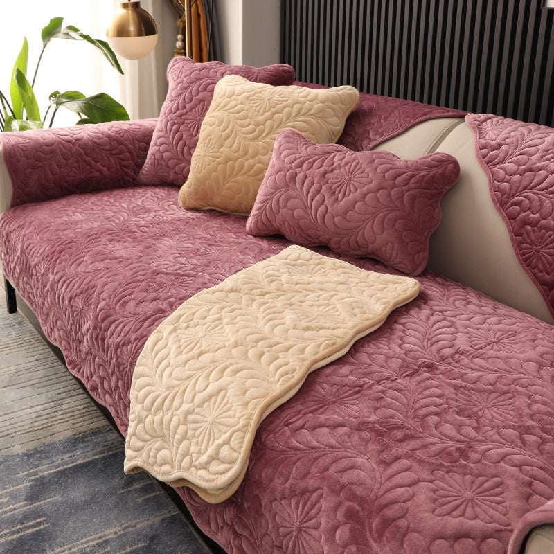 Luxury Couch Covers, Plush Sofa Protector, Stylish Sofa Slipcovers - available at Sparq Mart