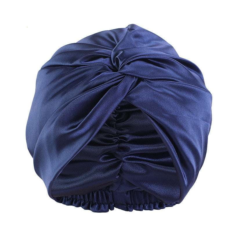 Comfortable Sleep Cap, Luxurious Twist Headwear, Silk Nightcap Adjustable - available at Sparq Mart