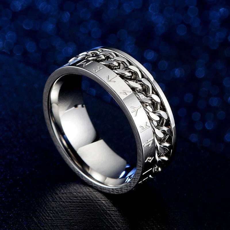 Adventure Style Jewelry, Knut Knight Ring, Medieval Fantasy Accessory - available at Sparq Mart