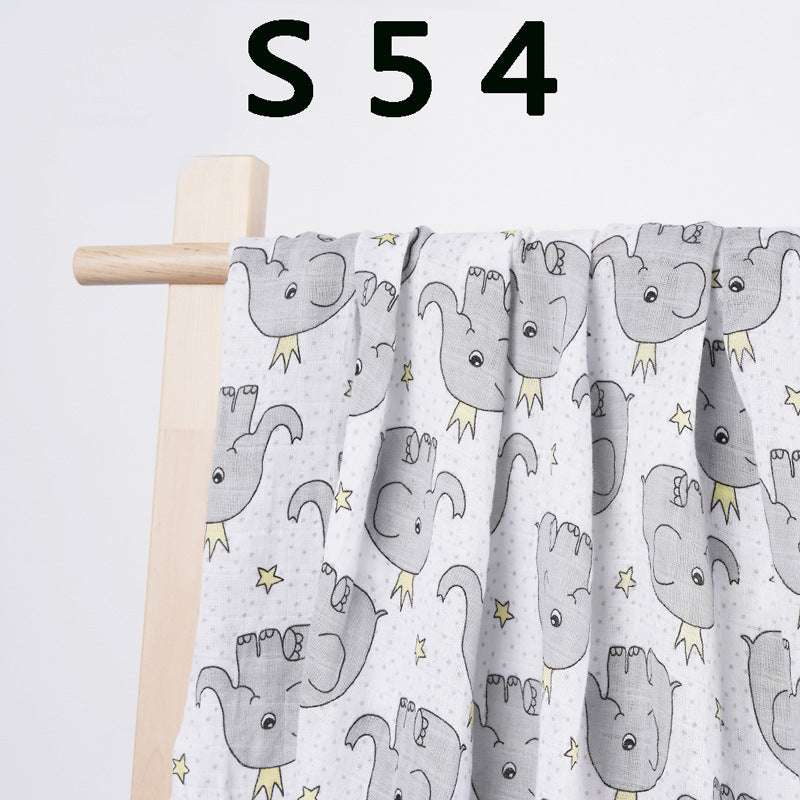 cotton swaddle wrap, newborn baby blanket, Soft cotton gauze blanket - available at Sparq Mart