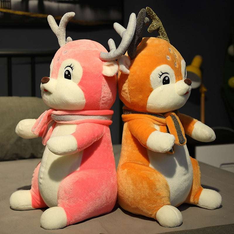 Kids Plush Animal, Sika Deer Plush, Soft Deer Toy - available at Sparq Mart