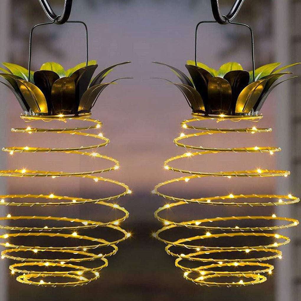 Garden Fairy Lights, Outdoor Solar Decor, Solar Pineapple Lights - available at Sparq Mart