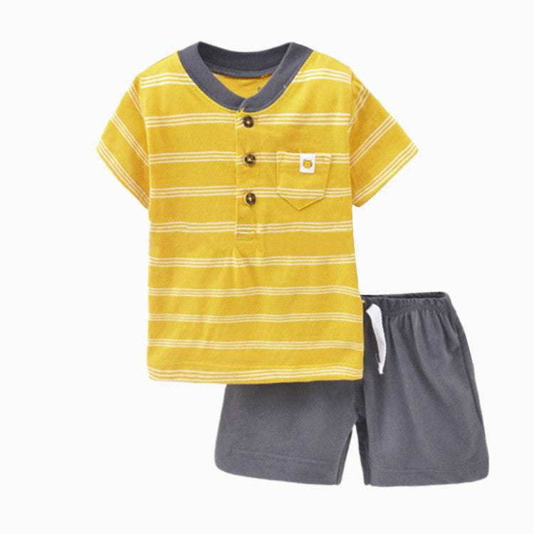 Colorful Kids Clothes, Infant Solid Outfits, Two-piece Baby Sets - available at Sparq Mart