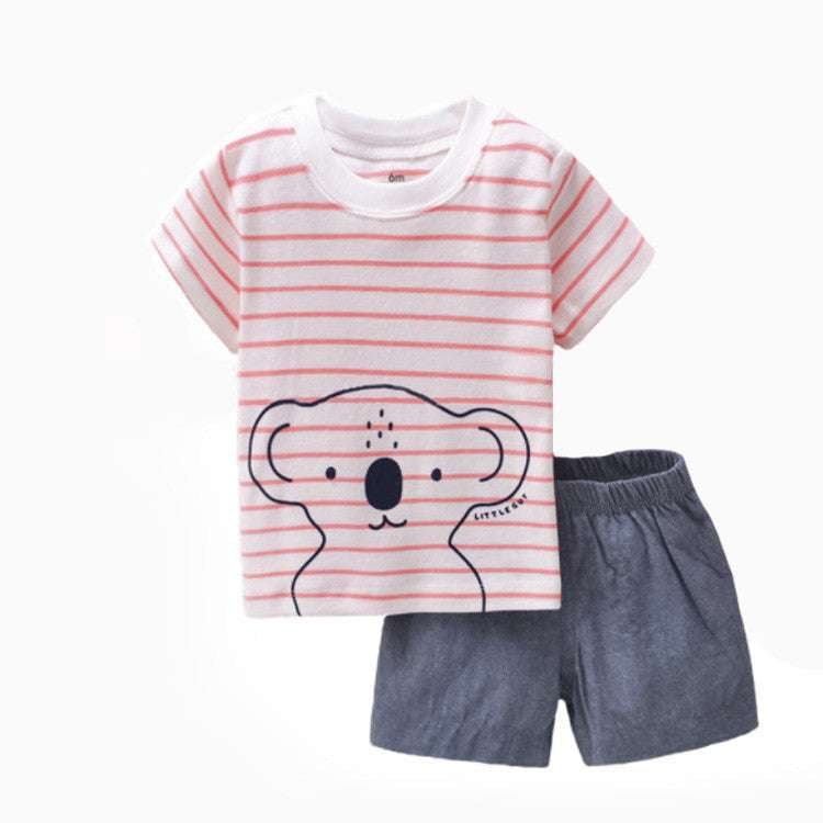 Colorful Kids Clothes, Infant Solid Outfits, Two-piece Baby Sets - available at Sparq Mart