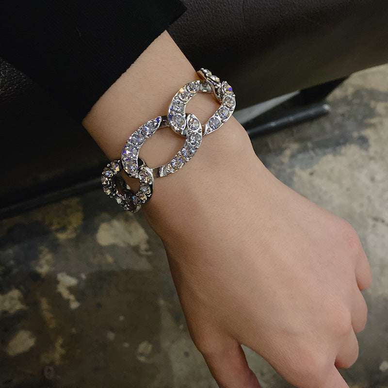 Fashionable Bracelet, Luxurious Bracelets, Sparkling Diamond Bracelet - available at Sparq Mart