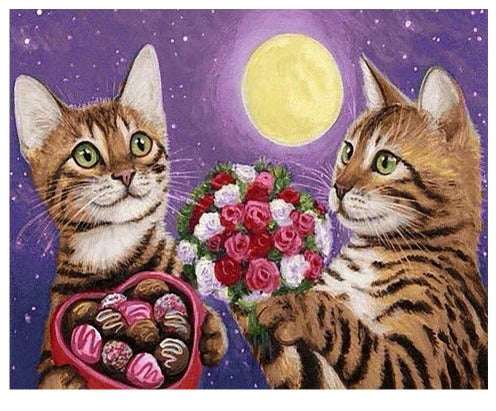 Cat lovers, Diamond embroidery kits, Sparkling designs - available at Sparq Mart