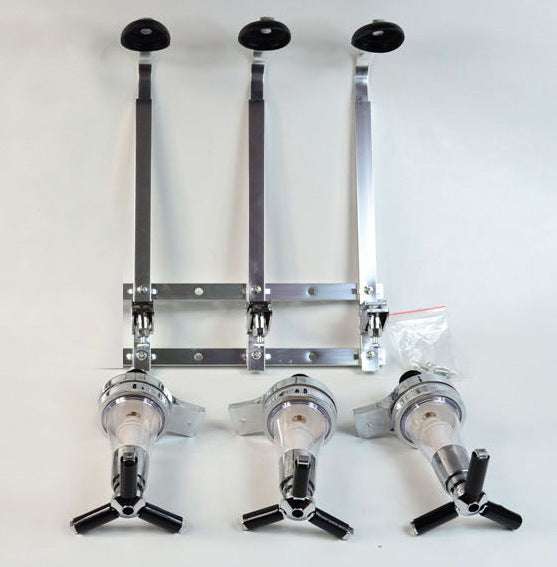 Quantitative Dispenser, Three Head Dispenser, Wall Hanging Rack - available at Sparq Mart