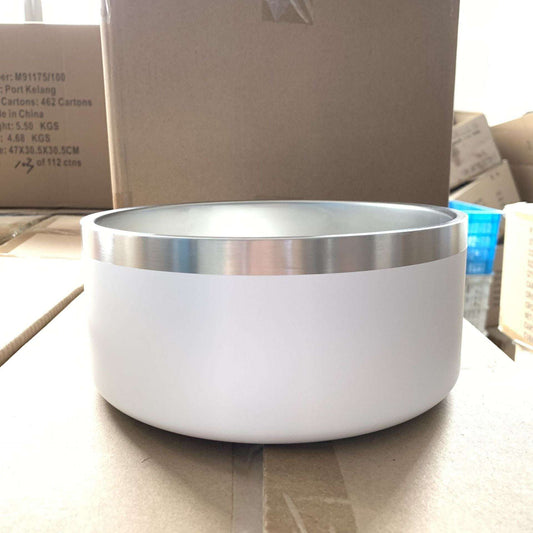 high-quality, stainless steel dog bowl, upright dog bowl - available at Sparq Mart