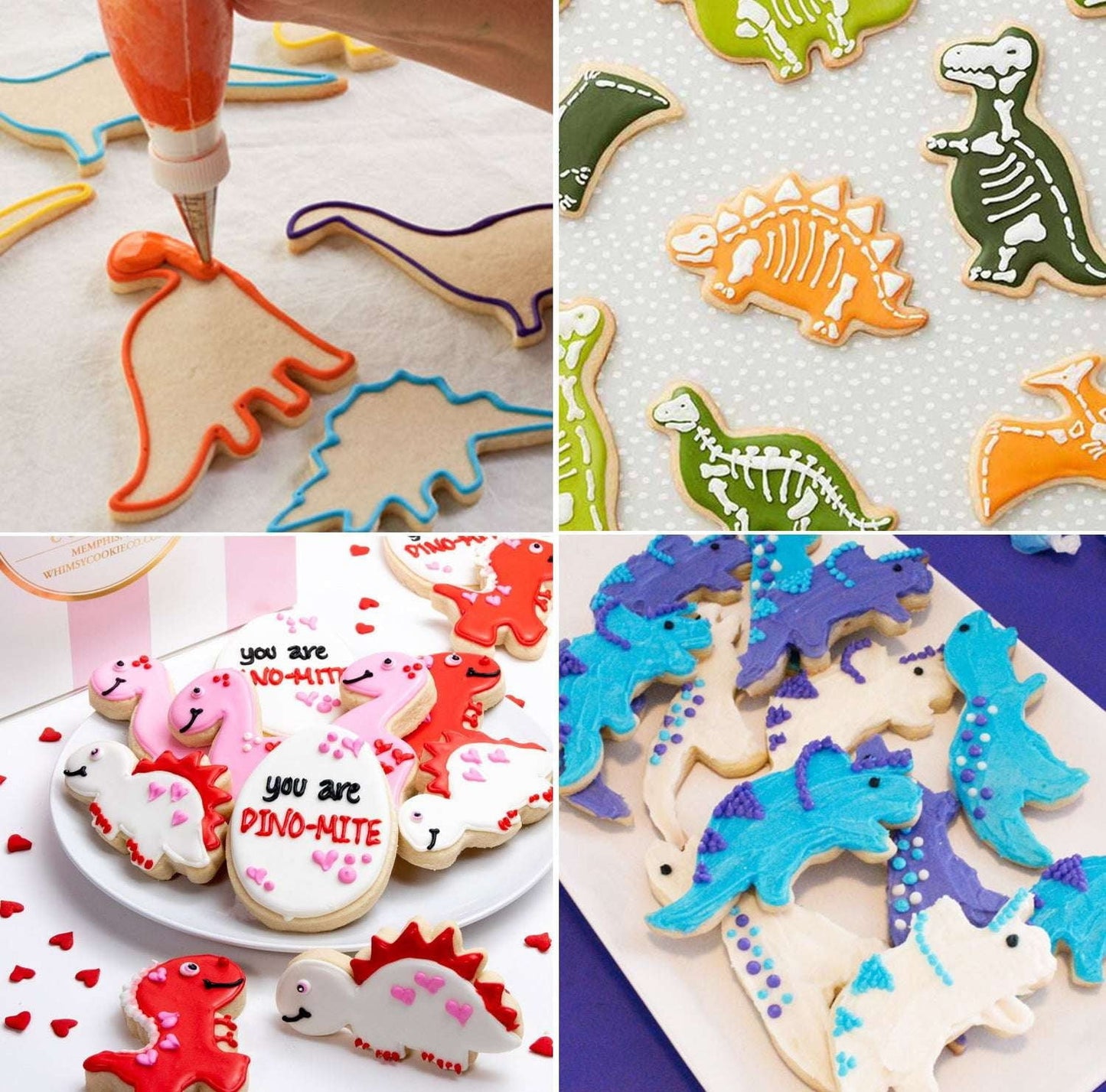 Dino Die-Cuts, Dinosaur Cookie Cutters, Kids Baking Tools - available at Sparq Mart