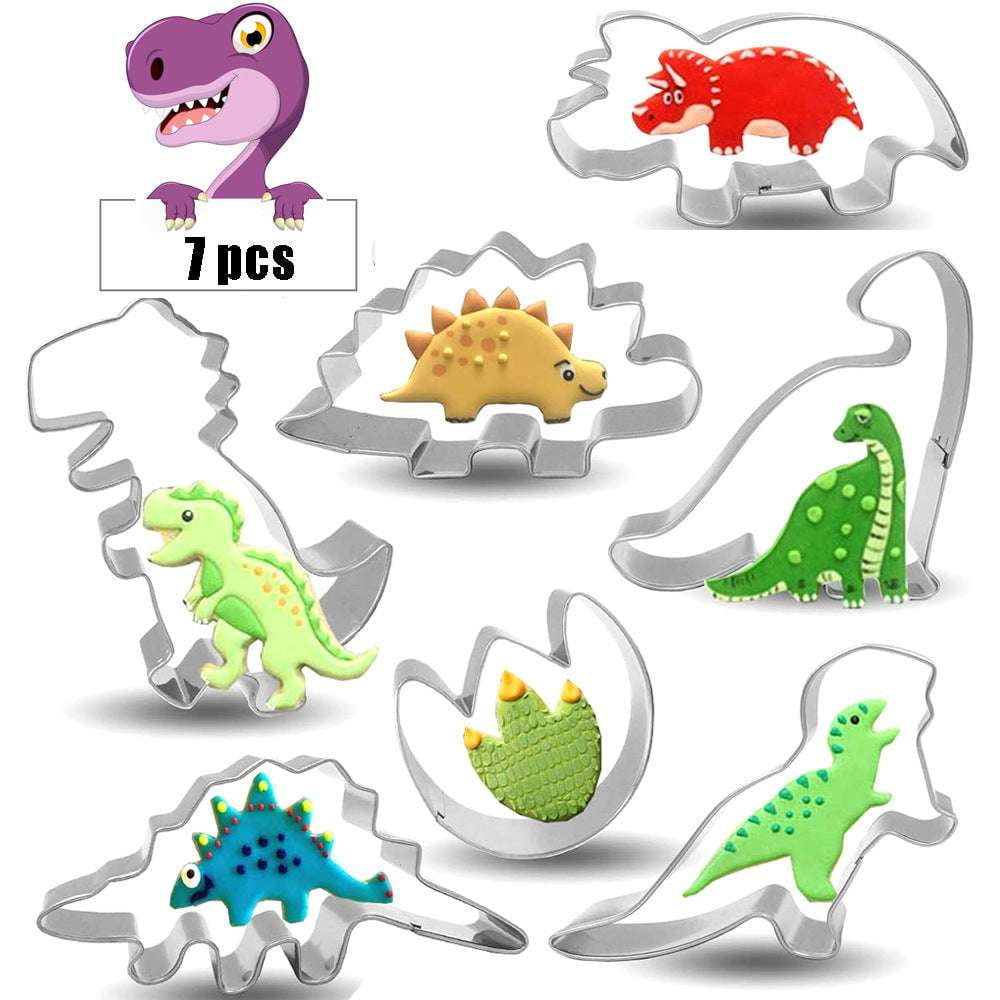 Dino Die-Cuts, Dinosaur Cookie Cutters, Kids Baking Tools - available at Sparq Mart