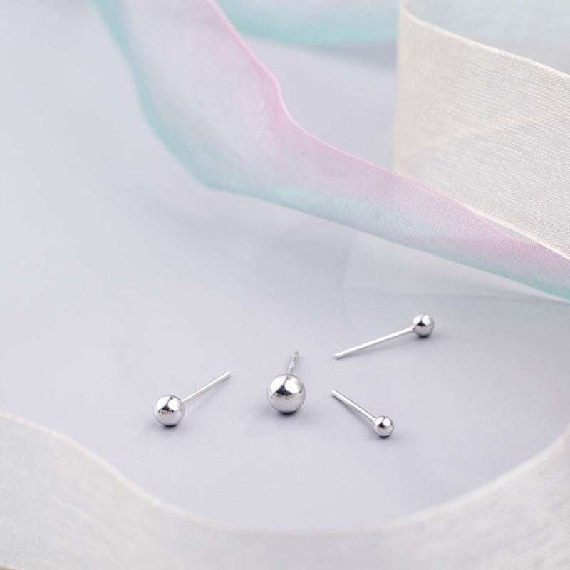 Ear Studs, Sterling Silver, Women's Fashion - available at Sparq Mart