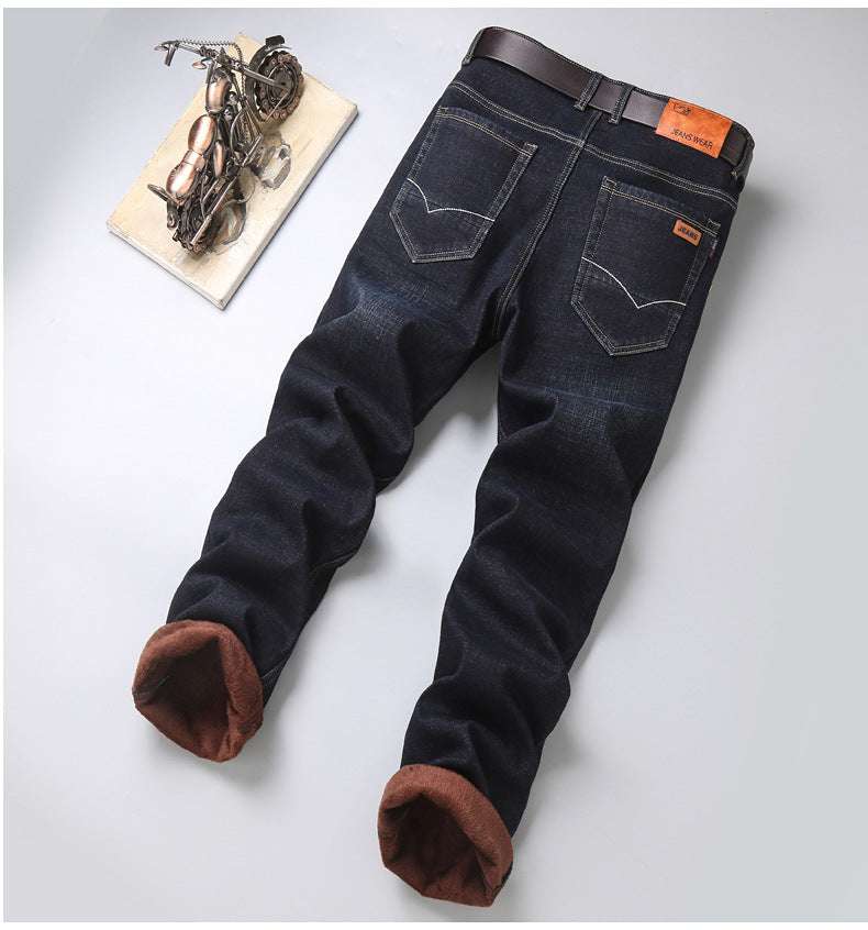 cozy men's jeans, Sparq Mart, stylish warm jeans - available at Sparq Mart