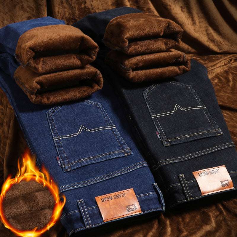 cozy men's jeans, Sparq Mart, stylish warm jeans - available at Sparq Mart