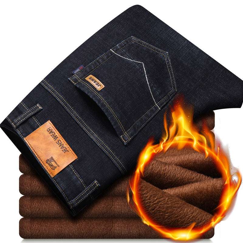cozy men's jeans, Sparq Mart, stylish warm jeans - available at Sparq Mart