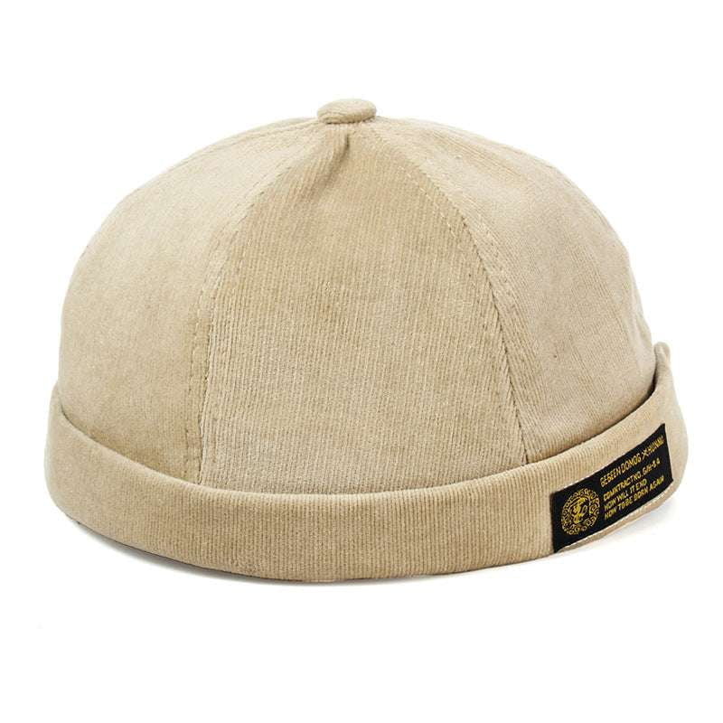 Autumn Corduroy Caps, Seasonal Fashion Headwear, Winter Melon Hats - available at Sparq Mart