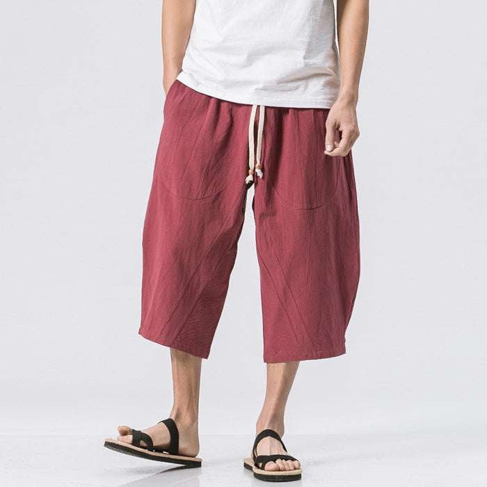 Casual Baggy Trousers, Cotton Harem Pants, Summer Lightweight Pants - available at Sparq Mart