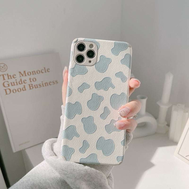 Cow Print Case, iPhone Case Protection, Silicone Phone Cover - available at Sparq Mart