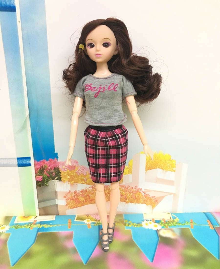 Doll Casual Dress, Fashion Skirt Toy, Girls Doll Outfit - available at Sparq Mart