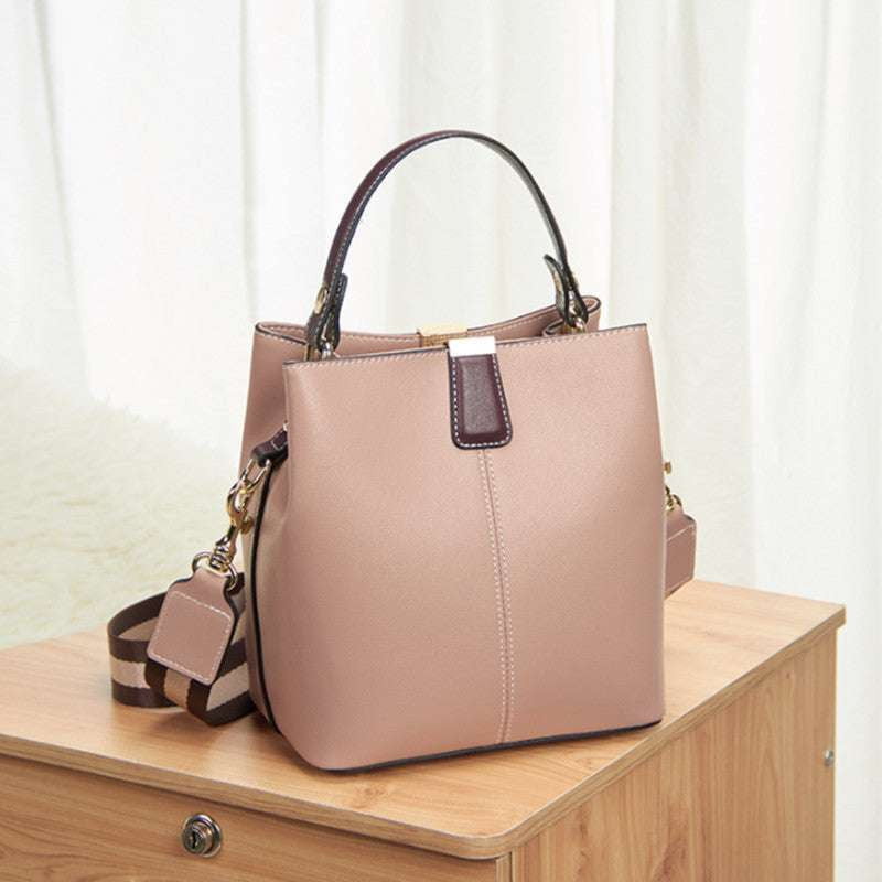 Fashionable Large Purse, Leather Shoulder Bag, Portable Women's Handbag - available at Sparq Mart