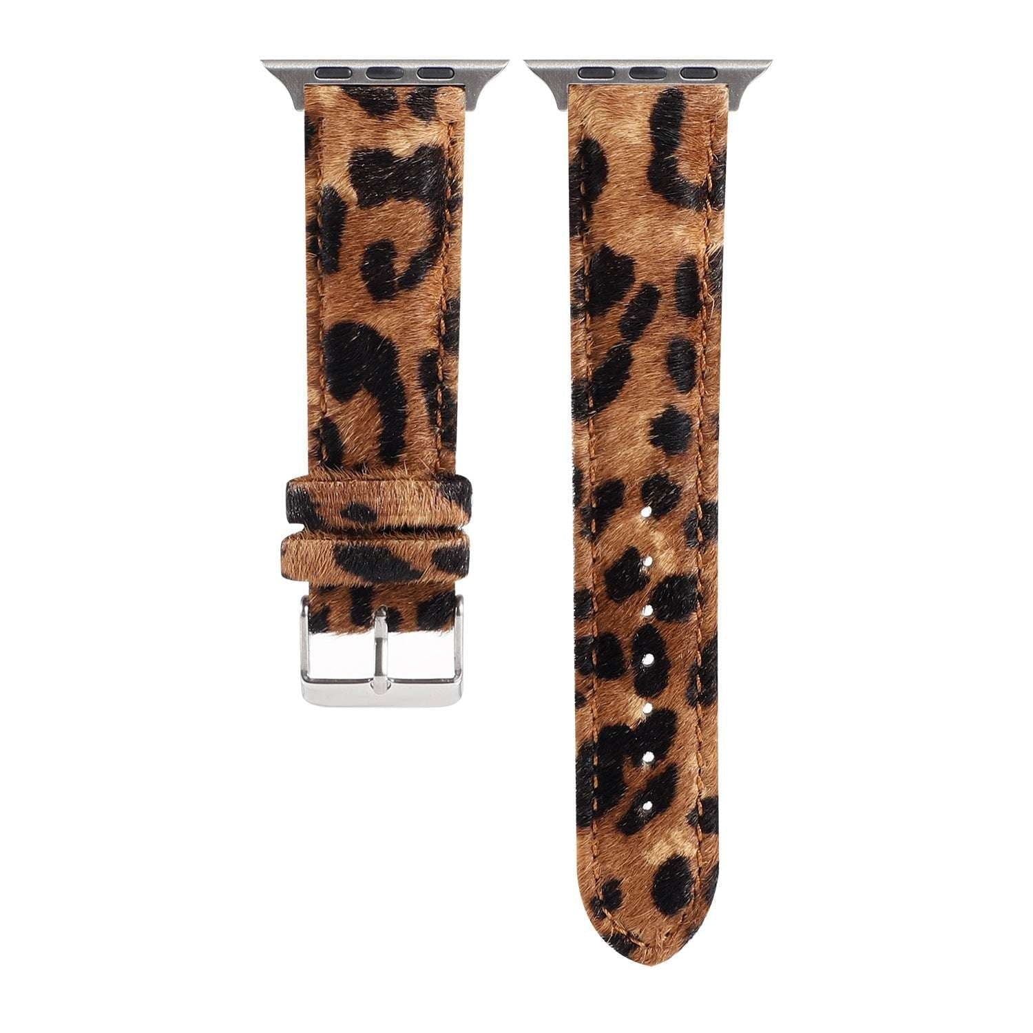 Animal Print Band, Fashionable Leather Strap, Leopard Watch Strap - available at Sparq Mart