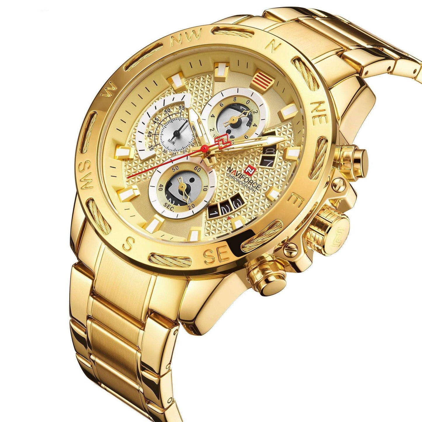 Multifunctional Quartz Watch, Stylish Men's Watch, Waterproof Men's Watch - available at Sparq Mart