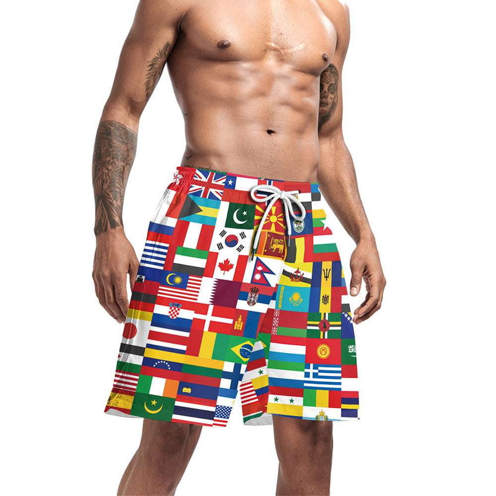 Casual Swim Trunks, Men's Surf Shorts, Summer Beach Shorts - available at Sparq Mart