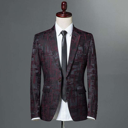 Casual Suit Jacket, Fashion Blazers Men, Men's Slim Blazers - available at Sparq Mart