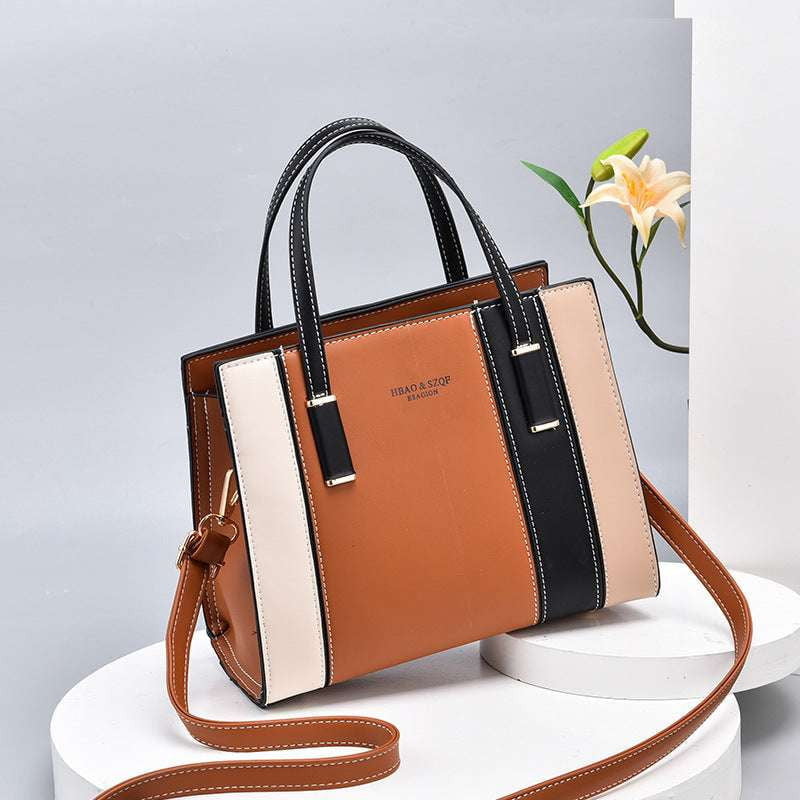 Elegant Handbag Beige, Spacious Shoulder Bag, Versatile Ladies Purse - available at Sparq Mart