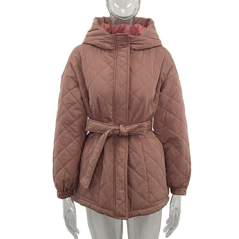 Plus Size Jacket, Stylish Thermal Jacket, Tie Down Cotton Top - available at Sparq Mart