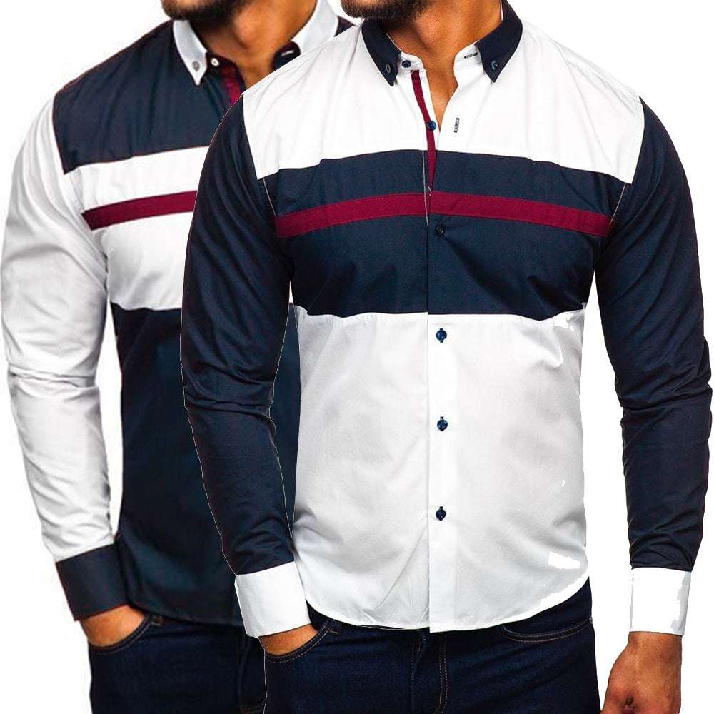 Long-sleeved shirt, Stylish casual shirt, Three-color shirt - available at Sparq Mart