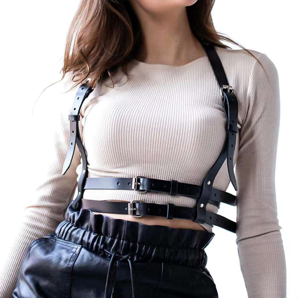 punk sexy belt, restaint strap belt, waist beauty belt - available at Sparq Mart
