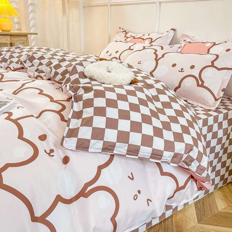 Aesthetic Bedding Collection, Comfortable Bed Sheets, Summer Quilt Sets - available at Sparq Mart