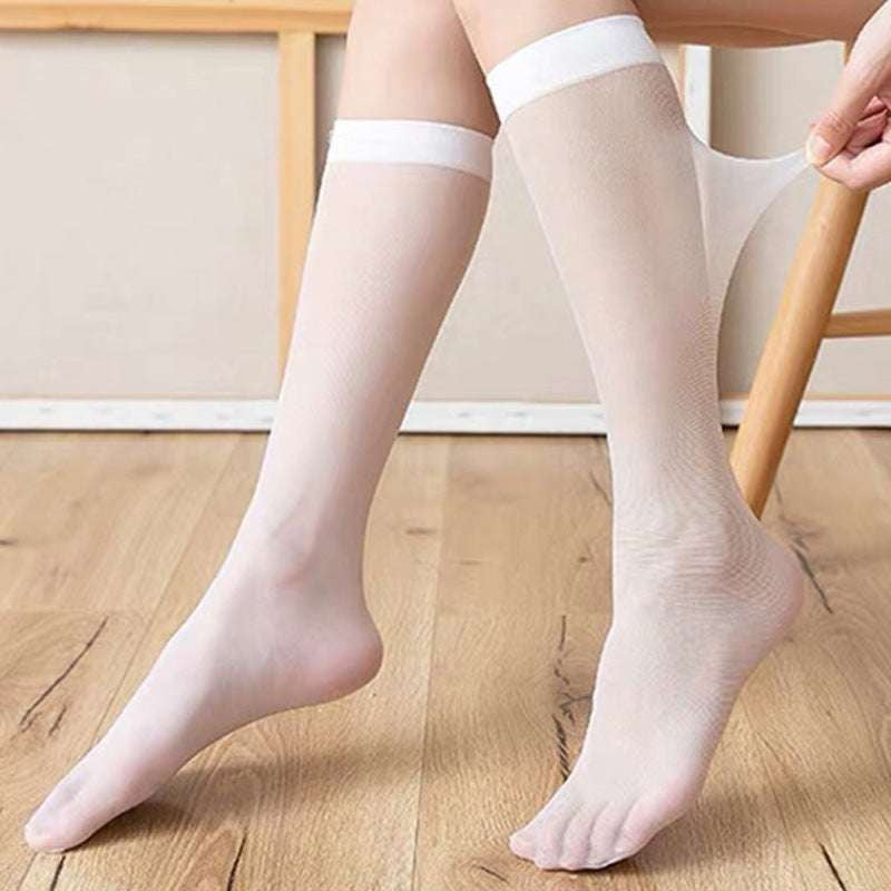 Comfortable Thigh Highs, Elegant Silk Stockings, Versatile Socks Fashion - available at Sparq Mart
