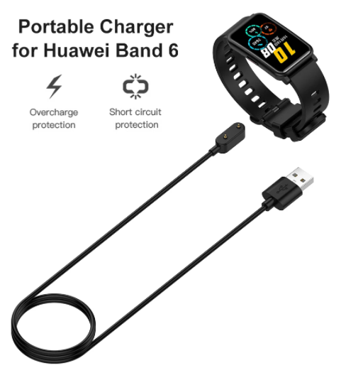 Honor Watch ES charger, Huawei Watch Fit charger, magnetic charging cable holder - available at Sparq Mart